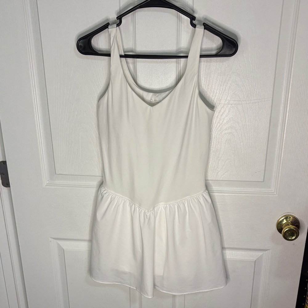 Aerie Soft White Sporty Dress